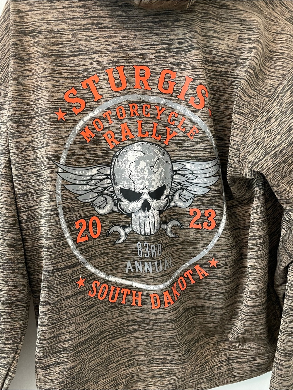 Ragwear Sturgis Motorcycle Rally 2023 Hoodie Full Zip Jacket Mens Medium  #C